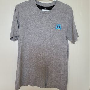 Pokémon Squirtle Pocket Short Sleeve T-shirt, Small, Gray